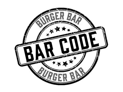 bar code burger bar